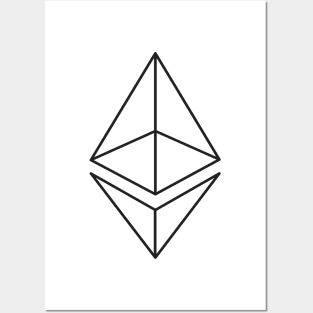 Ethereum Diamond Posters and Art